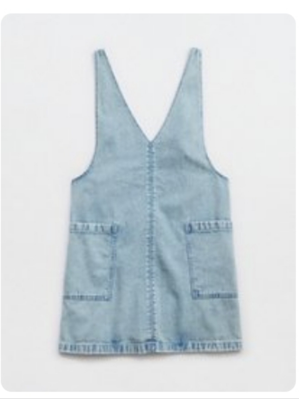 NWT Aerie Denim Overall Dress